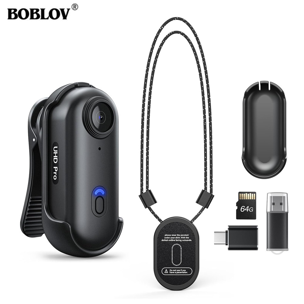 Garden Camera - BOBLOV W4 2K Mini Gövde Kamerası
