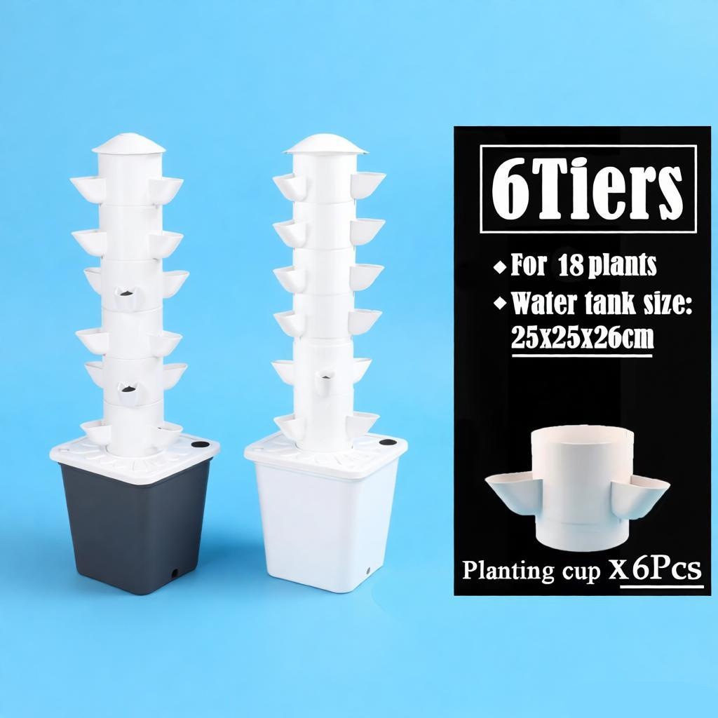 Hydroponic Grow Pod - Dikey Hidroponik Kule Yetiştirme Sistemi, 18