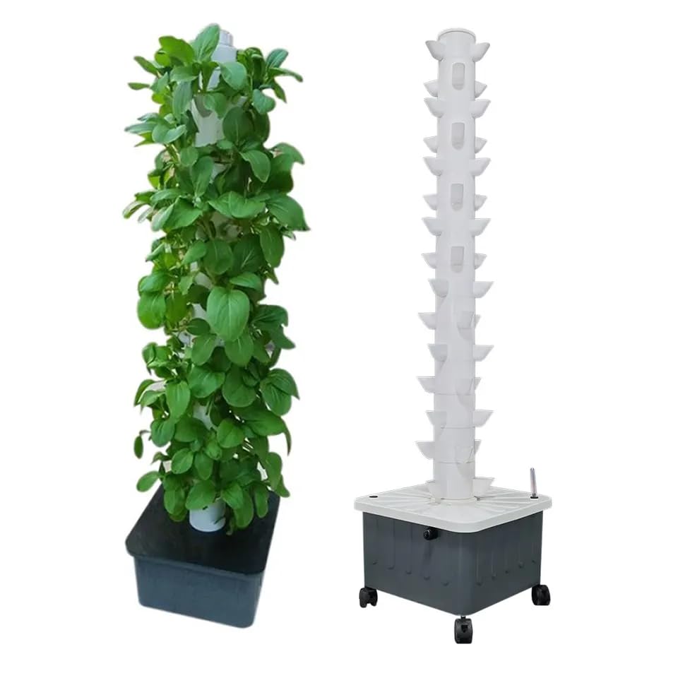 Hydroponic Tower - Dikey Hidroponik Yetiştirme Kulesi Aeroponik Kule,