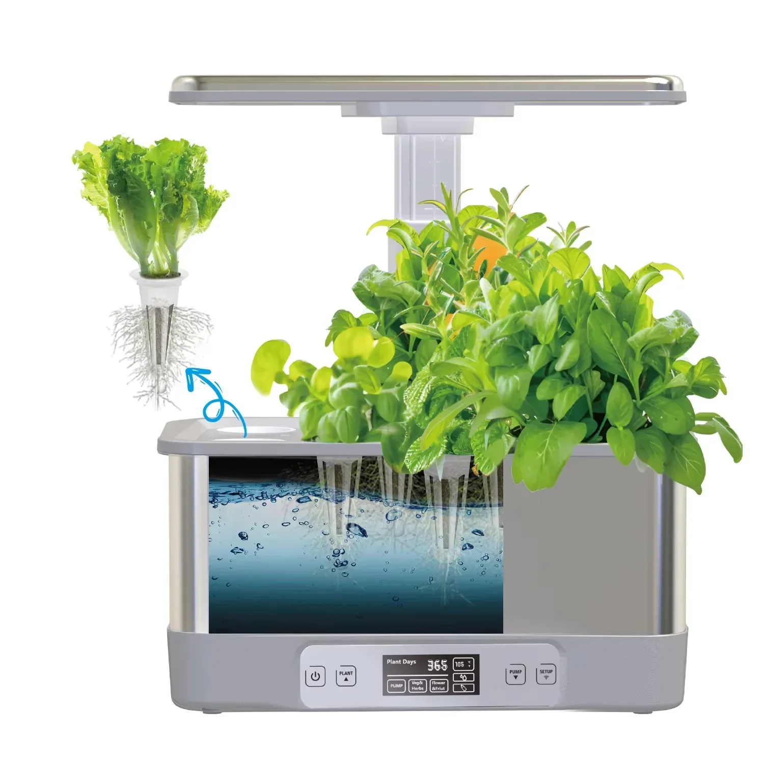 Hydroponic Grow Pod - Yeni 15 Bölmeli Hidroponik İç Mekan