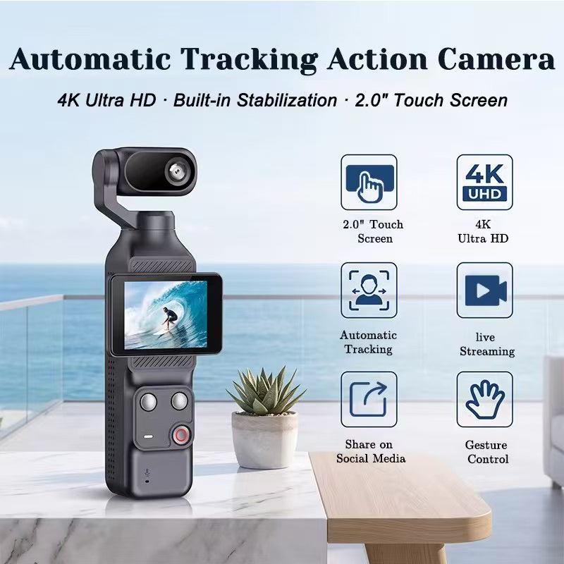4K/1080P Gimbal Aksiyon Kamera - Garden Camera incelemesi ve fiyatı