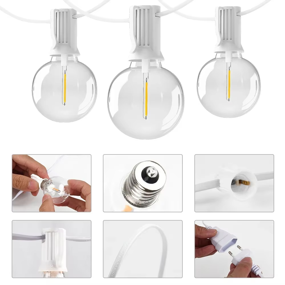Açık G40 Dize Işıklar 220V LED - Smart Garden Kit incelemesi ve fiyatı